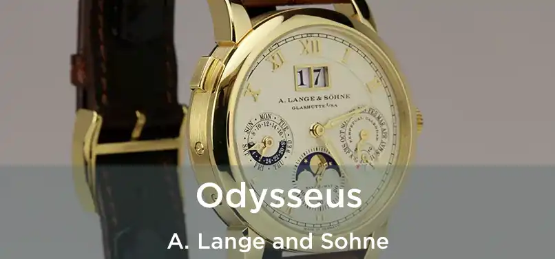  Odysseus A. Lange and Sohne